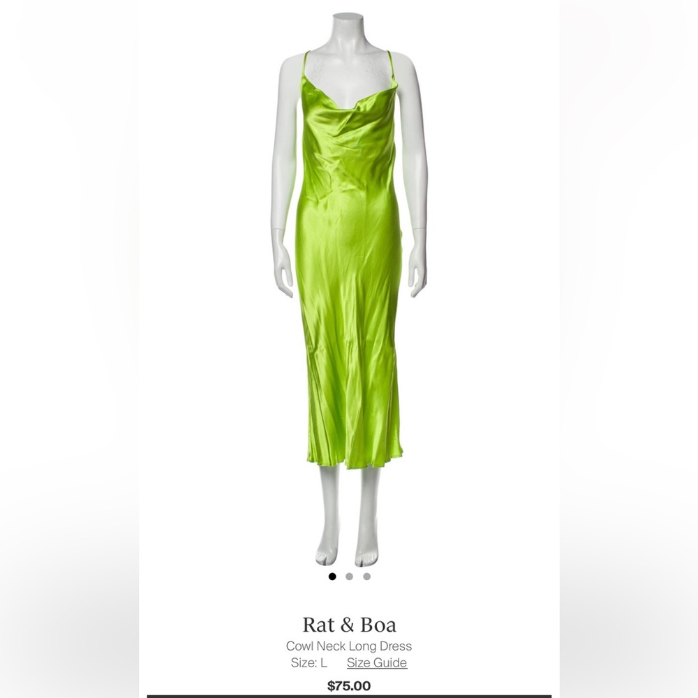 Rat and Boa Midi Dress